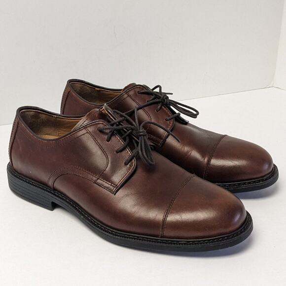 Johnston & Murphy XC4 Hollis Cap Toe Oxford, Brown Leather, Men\'s 9.5 M main image 5